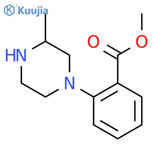 METHYL 2-(3-METHYLPIPERAZIN-1-YL)BENZOATE structure