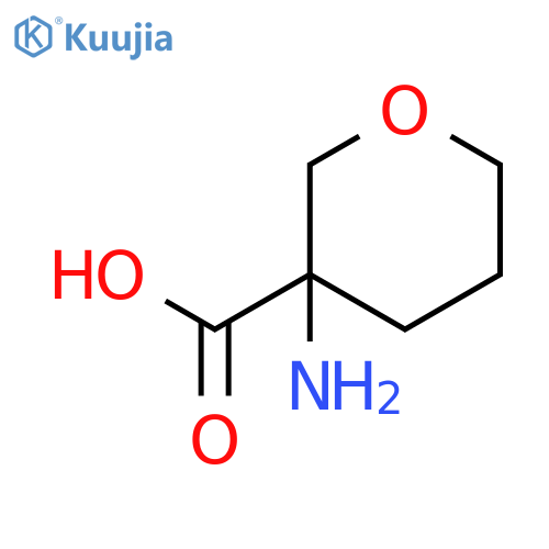 3-Aminotetrahydro-2H-pyran-3-carboxylic acid structure