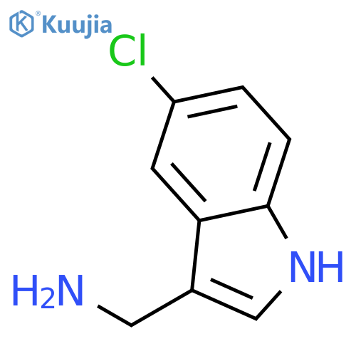 (5-Chloro-1H-indol-3-yl)methanamine structure