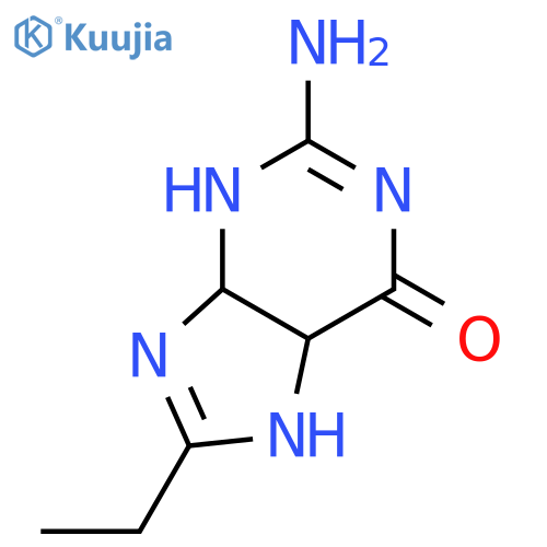 6H-Purin-6-one,2-amino-8-ethyl-1,9-dihydro- structure