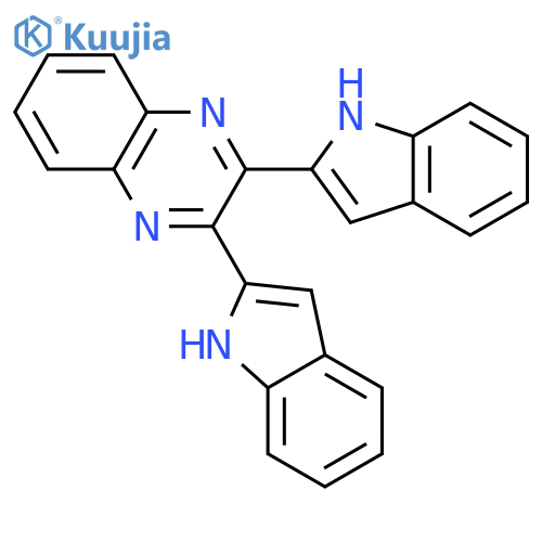 2,3-bis(1H-indol-2-yl)quinoxaline structure