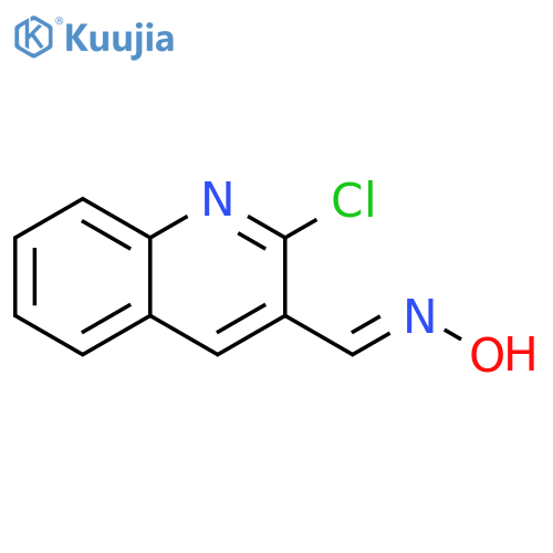 3-Quinolinecarboxaldehyde, 2-chloro-, oxime, (E)- (9CI) structure