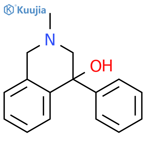 4-Isoquinolinol,1,2,3,4-tetrahydro-2-methyl-4-phenyl- structure