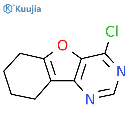 4-Chloro-6,7,8,9-tetrahydrobenzofuro[3,2-D]pyrimidine structure