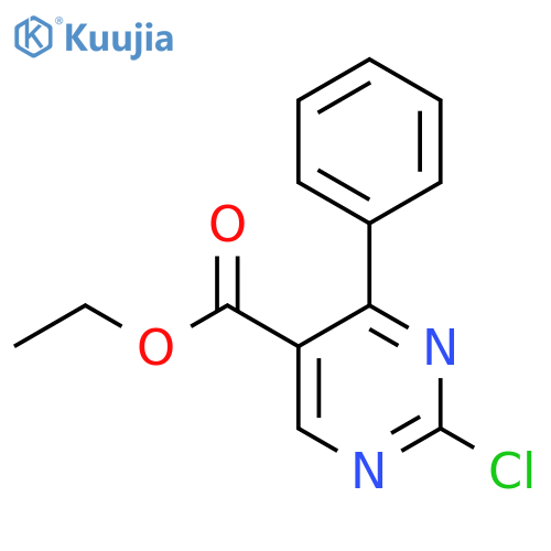 Ethyl 2-chloro-4-phenylpyrimidine-5-carboxylate structure