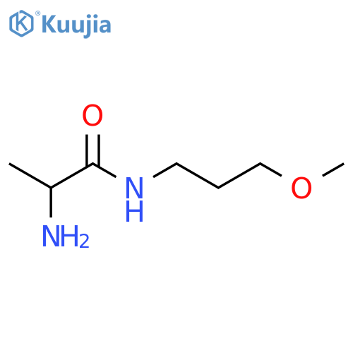 2-Amino-N-(3-methoxypropyl)-DL-propanamide structure