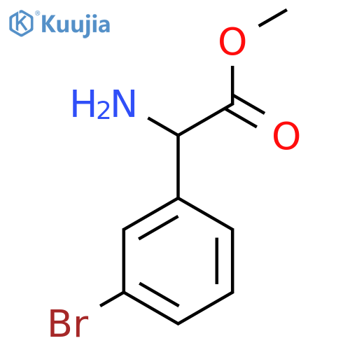 Methyl 2-amino-2-(3-bromophenyl)acetate structure