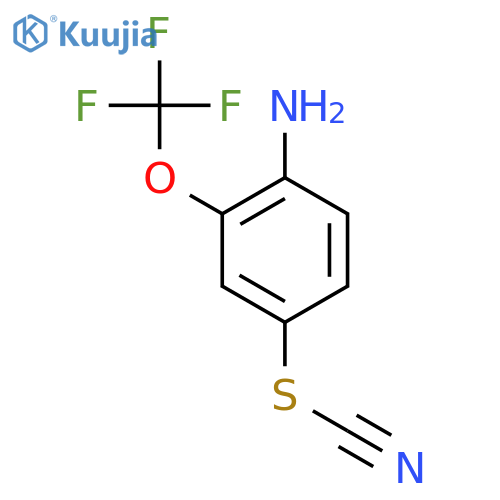 4-Thiocyanato-2-(trifluoromethoxy)aniline structure