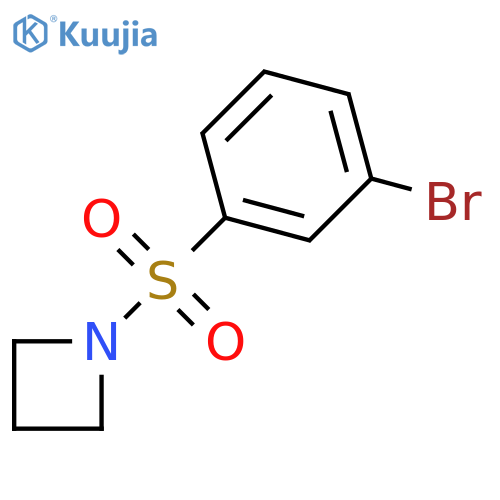 1-(3-Bromophenylsulfonyl)azetidine structure