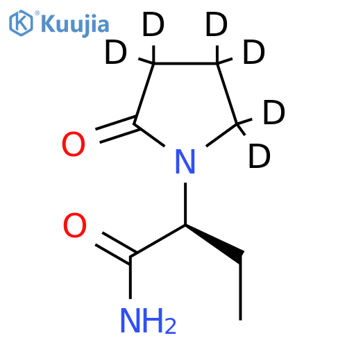 Levetiracetam-d6 (ring-d6) structure