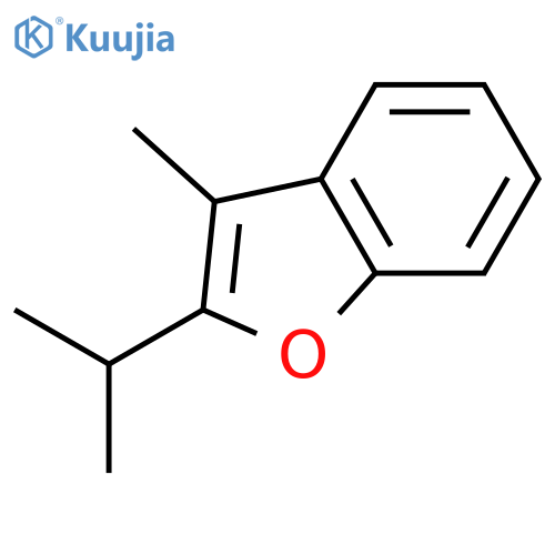 Benzofuran,3-methyl-2-(1-methylethyl)- structure