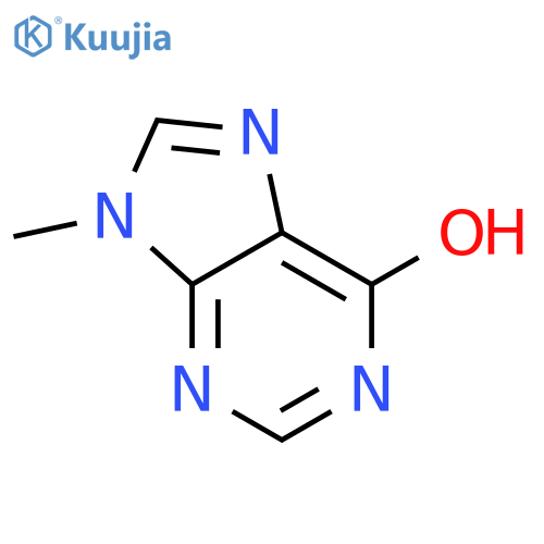 9-methyl-9H-purin-6-ol structure