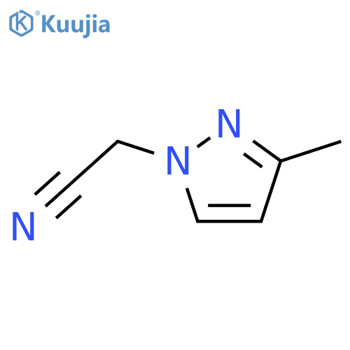 2-(3-methyl-1H-pyrazol-1-yl)acetonitrile structure