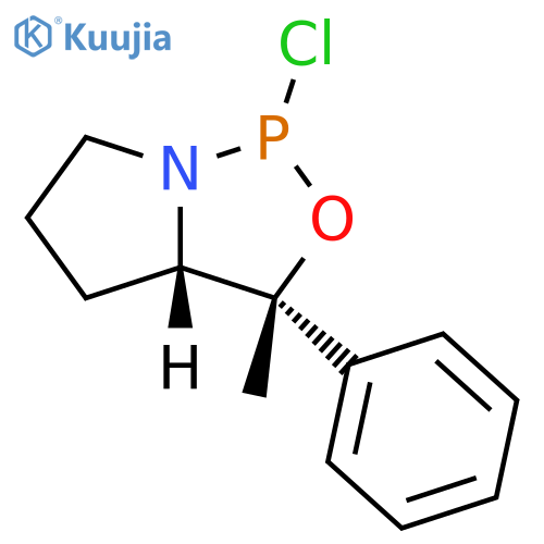 1H,3H-Pyrrolo[1,2-c][1,3,2]oxazaphosphole, 1-chlorotetrahydro-3-methyl-3-phenyl-, (3R,3aS)- structure