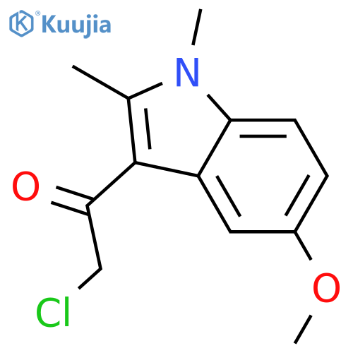 2-Chloro-1-(5-methoxy-1,2-dimethyl-1H-indol-3-yl)ethanone structure
