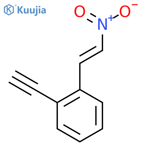 1-ethynyl-2-(2-nitroethenyl)benzene structure