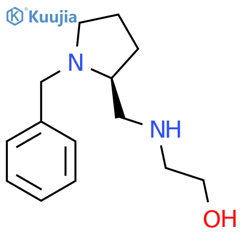 2-[((S)-1-Benzyl-pyrrolidin-2-ylmethyl)-amino]-ethanol structure