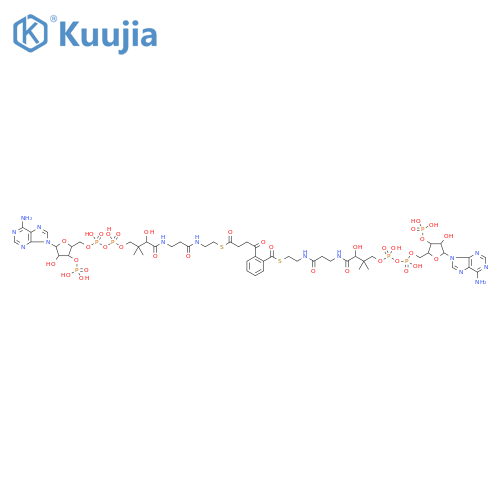 Coenzyme A, S,S'-diester with 2-carboxy-γ-oxobenzenebutanoic acid structure
