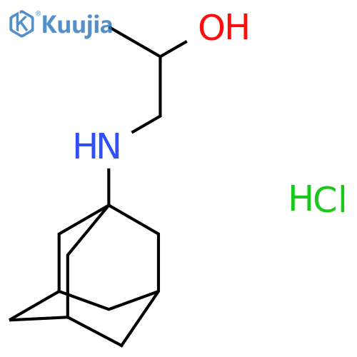 1-(1-Adamantylamino)propan-2-ol hydrochloride structure