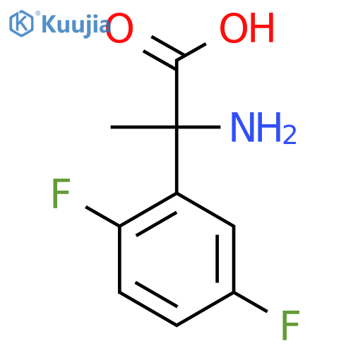 2-amino-2-(2,5-difluorophenyl)propanoic acid structure