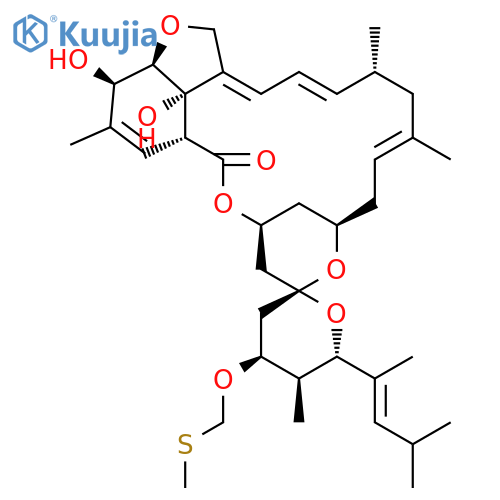 (23S)-23-Des(methoxyimino)-23-((methylsulfanyl)methoxy)moxidectin structure