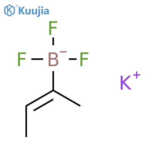 Potassium (2Z)-2-Buten-2-yltrifluoroborate structure