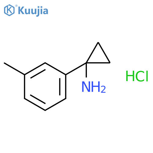 1-m-Tolyl-cyclopropylamine Hydrochloride structure