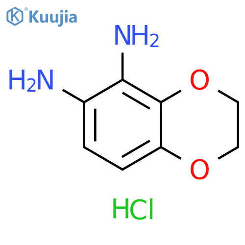2,3-Dihydro-1,4-benzodioxine-5,6-diamine dihydrochloride structure
