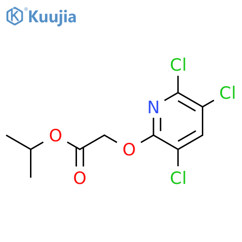 propan-2-yl 2-(3,5,6-trichloropyridin-2-yl)oxyacetate structure