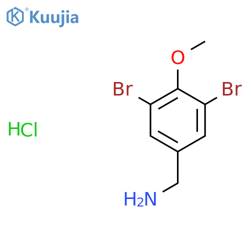 3,5-Dibromo-4-methoxybenzylamine Hydrochloride structure