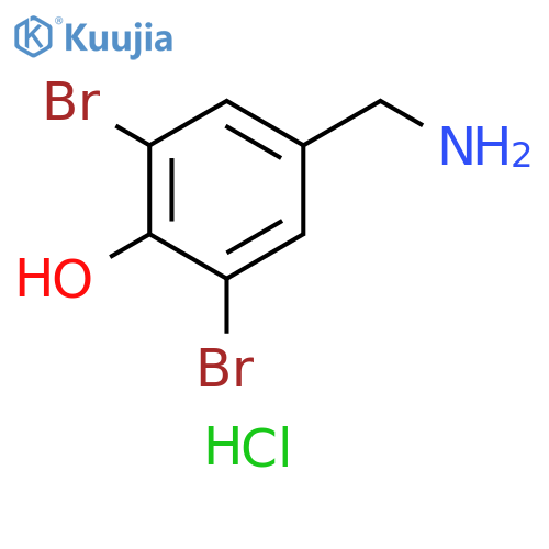 3,5-Dibromo-4-hydroxybenzylamine hydrochloride structure