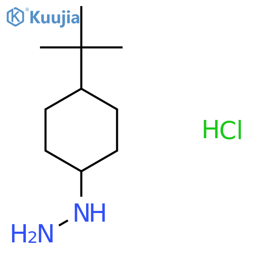 (4-Tert-butylcyclohexyl)hydrazine hydrochloride structure