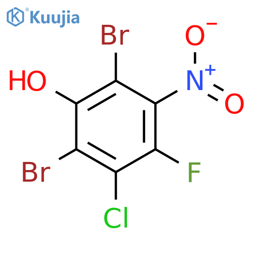 Phenol, 2,6-dibromo-3-chloro-4-fluoro-5-nitro- structure
