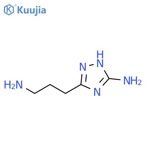 3-(5-imino-2,5-dihydro-1H-1,2,4-triazol-3-yl)propan-1-amine structure
