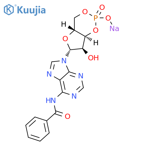 N6-Benzoyladenosine 3’,5’-Cyclic Monophosphate Sodium Salt structure