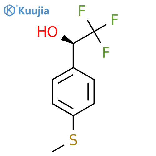 (1R)-2,2,2-trifluoro-1-4-(methylsulfanyl)phenylethan-1-ol structure