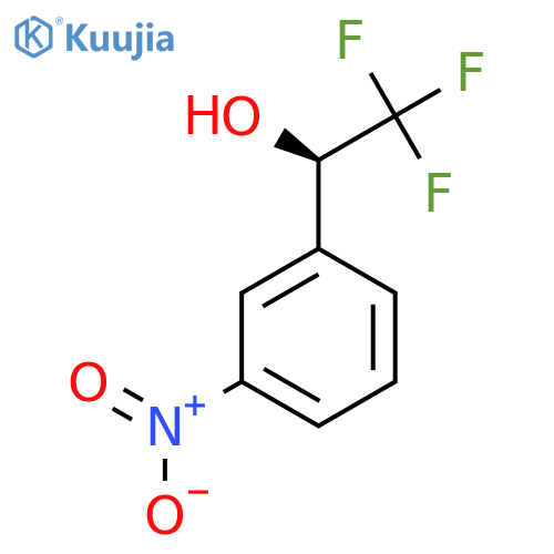 (1R)-2,2,2-trifluoro-1-(3-nitrophenyl)ethan-1-ol structure
