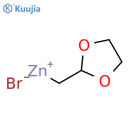 (1,3-Dioxolan-2-ylmethyl)zinc bromide, 0.50 M in THF structure
