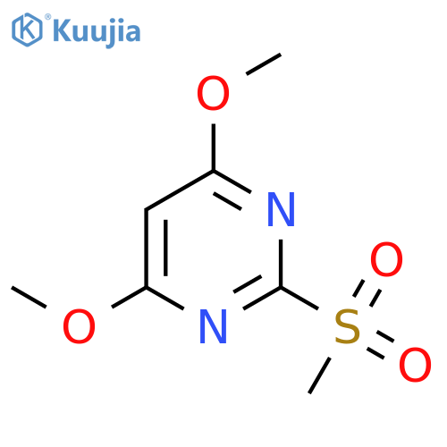 4,6-Dimethoxy-2-(methylsulfonyl)pyrimidine structure