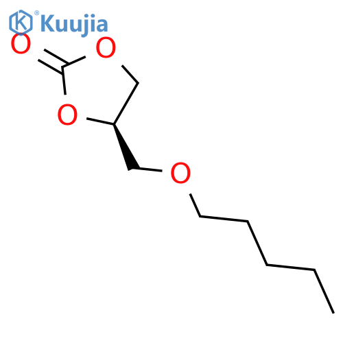 1,3-Dioxolan-2-one, 4-[(pentyloxy)methyl]-, (R)- structure