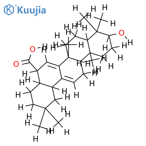 3beta-3-Hydroxy-27-nor-12,14-oleanadien-28-oic acid structure