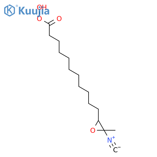 Oxiraneundecanoic acid,k-hydroxy-3-isocyano-3-methyl-, (kR,2R,3R)-rel-(-)- (9CI) structure