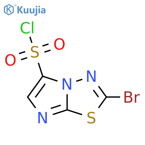 2-bromoimidazo2,1-b1,3,4thiadiazole-5-sulfonyl chloride structure