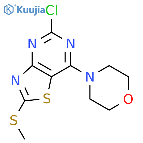 5-Chloro-2-(methylthio)-7-(morpholin-4-yl)thiazolo4,5-dpyrimidine structure