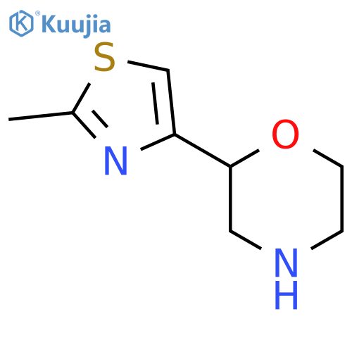 2-(2-methyl-1,3-thiazol-4-yl)morpholine structure