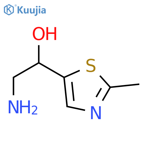 2-amino-1-(2-methyl-1,3-thiazol-5-yl)ethan-1-ol structure