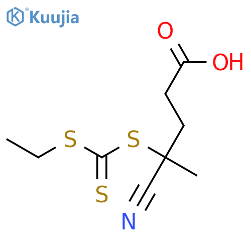 4-Cyano-4-(ethylsulfanylthiocarbonyl)sulfanylpentanoic Acid structure