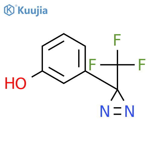 3-3-(trifluoromethyl)-3H-diazirin-3-ylphenol structure