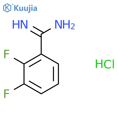 2,3-Difluoro-benzamidine hydrochloride structure