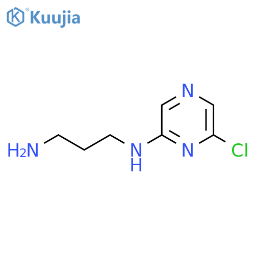 N1-(6-chloropyrazin-2-yl)propane-1,3-diamine structure
